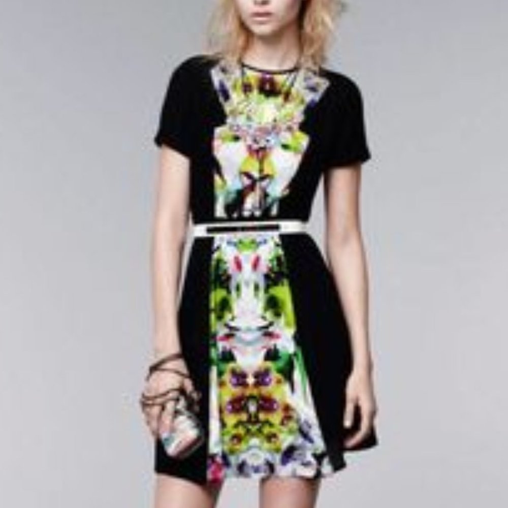 Prabal Gurung Target Yellow Black Floral Dress 16
